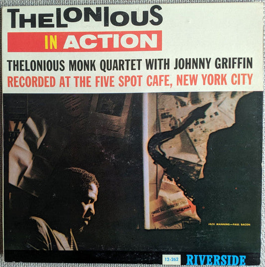 Sälja vinylskivor med The Thelonious Monk Quartet With Johnny Griffin