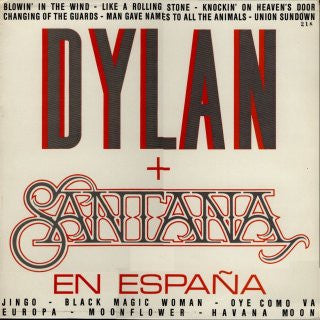 Sälja vinylskivor med Dylan + Santana