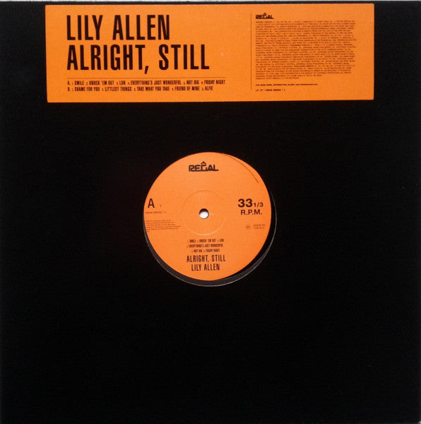 Sälja vinylskivor med Lily Allen