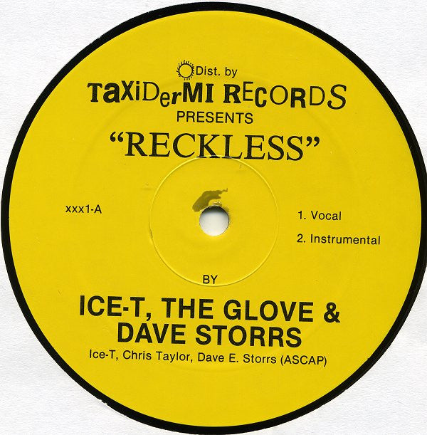 Sälja vinylskivor med Ice-T, The Glove & Dave Storrs